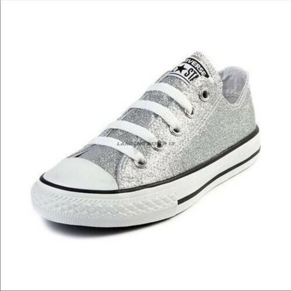 silver converse size 4